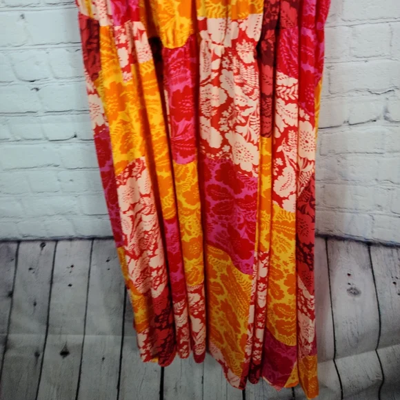 Ann Taylor Petite Patchwork Floral Maxi Dress - Picture 10 of 10